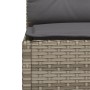 6-teiliges Gartenmöbel-Set und graue synthetische Rattankissen von vidaXL, Gartensets - Ref: Foro24-3261828, Preis: 400,86 €,...