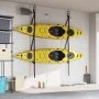 Correas de almacenamiento de kayak dobles y clips de remo 50 kg de vidaXL, Deportes acuáticos y navegación deportiva - Ref: F...