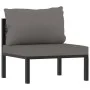 Garden furniture 8 pieces and cushions anthracite synthetic rattan by vidaXL, Garden sets - Ref: Foro24-49402, Price: 772,04 ...