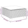 Garden sofa set with cushions 5 pieces gray synthetic rattan by vidaXL, Garden sets - Ref: Foro24-3261786, Price: 400,70 €, D...