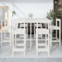 Set de mesa y taburetes altos jardín 7 pzas madera pino blanco de vidaXL, Conjuntos de jardín - Ref: Foro24-3154761, Precio: ...
