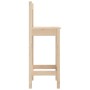 High stools 2 pcs solid pine wood 40x41.5x112 cm by vidaXL, dining chairs - Ref: Foro24-822142, Price: 85,96 €, Discount: %