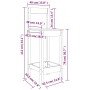 Hohe Hocker 2 Stück aus massivem Kiefernholz 40x41,5x112 cm von vidaXL, Essstühle - Ref: Foro24-822142, Preis: 85,96 €, Rabat...