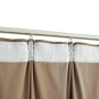 Cortinas opacas con ganchos 2 pzas terciopelo beige 140x225 cm