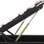 Hydraulisches Canapébett mit LED, schwarzem Kunstleder, 140 x 200 cm von vidaXL, Betten und Lattenroste - Ref: Foro24-285543,...