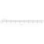 Garden fence with black steel spearheads 15.3x0.8 m by vidaXL, fence panels - Ref: Foro24-277610, Price: 435,58 €, Discount: %