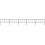 Garden fence with black steel spearheads 8.5x0.8 m by vidaXL, fence panels - Ref: Foro24-277606, Price: 229,45 €, Discount: %