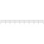 Gartenzaun mit Speerspitzen aus schwarzem Stahl 15,3x1 m von vidaXL, Zaunpaneele - Ref: Foro24-277619, Preis: 447,29 €, Rabat...