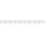 Gartenzaun mit Speerspitzen aus schwarzem Stahl 15,3x1 m von vidaXL, Zaunpaneele - Ref: Foro24-277619, Preis: 519,65 €, Rabat...