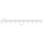 Gartenzaun mit Speerspitzen aus schwarzem Stahl 15,3x1 m von vidaXL, Zaunpaneele - Ref: Foro24-277619, Preis: 447,29 €, Rabat...