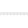 Gartenzaun mit Speerspitzen aus schwarzem Stahl, 13,6 x 1,2 m von vidaXL, Zaunpaneele - Ref: Foro24-277627, Preis: 432,47 €, ...
