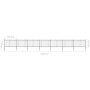 Garden fence with black steel hoop tips 11.9x1.2 m by vidaXL, fence panels - Ref: Foro24-277671, Price: 446,36 €, Discount: %