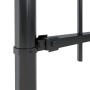 Gartenzaun mit schwarzen Stahlringspitzen 5,1 x 1,2 m von vidaXL, Zaunpaneele - Ref: Foro24-277667, Preis: 186,38 €, Rabatt: %