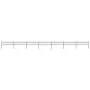 Garden fence with black steel hoop tips 11.9x0.6 m by vidaXL, fence panels - Ref: Foro24-277644, Price: 325,48 €, Discount: %