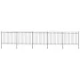 Gartenzaun mit Speerspitzen aus schwarzem Stahl 8,5x1,5 m von vidaXL, Zaunpaneele - Ref: Foro24-277633, Preis: 340,66 €, Raba...