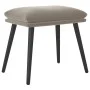 Light gray velvet footstool 45x29.5x35 cm by vidaXL, Ottomans - Ref: Foro24-341504, Price: 33,37 €, Discount: %