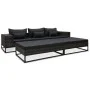 Garden sofa set with cushions, 5 pieces, synthetic gray rattan by vidaXL, Outdoor sofas - Ref: Foro24-49531, Price: 841,28 €,...