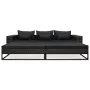 Garden sofa set with cushions, 5 pieces, synthetic gray rattan by vidaXL, Outdoor sofas - Ref: Foro24-49531, Price: 841,28 €,...