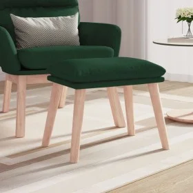 Dark green fabric footstool 45x29.5x35 cm by vidaXL, Ottomans - Ref: Foro24-341429, Price: 35,99 €, Discount: %