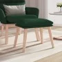 Dark green fabric footstool 45x29.5x35 cm by vidaXL, Ottomans - Ref: Foro24-341429, Price: 35,99 €, Discount: %