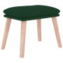 Dark green fabric footstool 45x29.5x35 cm by vidaXL, Ottomans - Ref: Foro24-341429, Price: 36,69 €, Discount: %