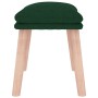 Dark green fabric footstool 45x29.5x35 cm by vidaXL, Ottomans - Ref: Foro24-341429, Price: 36,69 €, Discount: %
