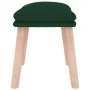 Dark green fabric footstool 45x29.5x35 cm by vidaXL, Ottomans - Ref: Foro24-341429, Price: 35,99 €, Discount: %