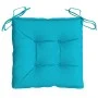 Chair cushions 2 units turquoise fabric 40x40x7 cm by vidaXL, Cushions for chairs and sofas - Ref: Foro24-361504, Price: 24,1...