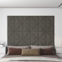 Wandpaneele 12 Stück dunkelgrauer Samt 30x30 cm 0,54 m² von vidaXL, Wandverkleidung - Ref: Foro24-343948, Preis: 32,48 €, Rab...
