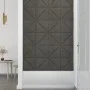 Wandpaneele 12 Stück dunkelgrauer Samt 30x30 cm 0,54 m² von vidaXL, Wandverkleidung - Ref: Foro24-343948, Preis: 29,04 €, Rab...
