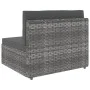 Garden furniture set 2 pieces gray synthetic rattan by vidaXL, Modular outdoor sofas - Ref: Foro24-49522, Price: 157,41 €, Di...