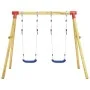 Columpio de madera de pino 230x130x166 cm de vidaXL, Columpios y estructuras de juegos - Ref: Foro24-279062, Precio: 159,62 €...