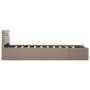 LED-Hydraulikbett aus Kunstleder, Cappuccino, 120 x 200 cm von vidaXL, Betten und Lattenroste - Ref: Foro24-285560, Preis: 34...