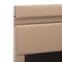 Cama canapé hidráulica LED cuero sintético capuchino 120x200 cm de vidaXL, Camas y somieres - Ref: Foro24-285560, Precio: 345...