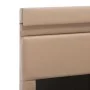 LED hydraulic trundle bed synthetic leather cappuccino 120x200 cm by vidaXL, Beds and slatted bases - Ref: Foro24-285560, Pri...