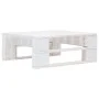 Garden ottoman made of white impregnated pine wood pallets by vidaXL, Modular outdoor sofas - Ref: Foro24-3066432, Price: 66,...