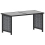 Gartenmöbel 9-teilig und Kissen aus anthrazitfarbenem synthetischem Rattan von vidaXL, Gartensets - Ref: Foro24-49405, Preis:...