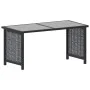 Muebles de jardín 9 pzas y cojines ratán sintético antracita de vidaXL, Conjuntos de jardín - Ref: Foro24-49405, Precio: 968,...