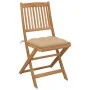6 pcs folding garden chairs and solid acacia wood cushions by vidaXL, Garden chairs - Ref: Foro24-3075012, Price: 311,88 €, D...