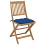 Klappbare Gartenstühle, 6 Stück, massives Akazienholz und Kissen von vidaXL, Gartenstühle - Ref: Foro24-3075019, Preis: 300,2...