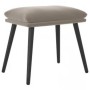 Sillón de relax con taburete terciopelo gris claro de vidaXL, Sillones - Ref: Foro24-3097619, Precio: 110,90 €, Descuento: %