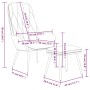 Sillón de relax con taburete terciopelo gris claro de vidaXL, Sillones - Ref: Foro24-3097619, Precio: 110,90 €, Descuento: %