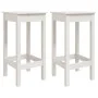 3-teiliges Bar-Set aus massivem weißem Kiefernholz von vidaXL, Möbelsets für Küchen und Esszimmer - Ref: Foro24-3124728, Prei...