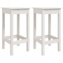 3-teiliges Bar-Set aus massivem weißem Kiefernholz von vidaXL, Möbelsets für Küchen und Esszimmer - Ref: Foro24-3124728, Prei...