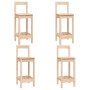5-teiliges Bar-Set aus massivem Kiefernholz von vidaXL, Möbelsets für Küchen und Esszimmer - Ref: Foro24-3124742, Preis: 235,...