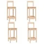 5-teiliges Bar-Set aus massivem Kiefernholz von vidaXL, Möbelsets für Küchen und Esszimmer - Ref: Foro24-3124742, Preis: 232,...
