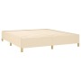 Boxspringbett mit cremefarbener Stoffmatratze 160x200 cm von vidaXL, Betten und Lattenroste - Ref: Foro24-3128618, Preis: 615...