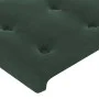 Cama box spring colchón y LED terciopelo verde oscuro 80x200 cm de vidaXL, Camas y somieres - Ref: Foro24-3136332, Precio: 31...