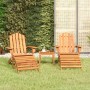 Adirondack garden furniture set 3 pieces acacia wood by vidaXL, Garden sets - Ref: Foro24-3152122, Price: 276,45 €, Discount: %