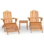 Juego de muebles de jardín Adirondack 3 piezas madera acacia de vidaXL, Conjuntos de jardín - Ref: Foro24-3152122, Precio: 27...